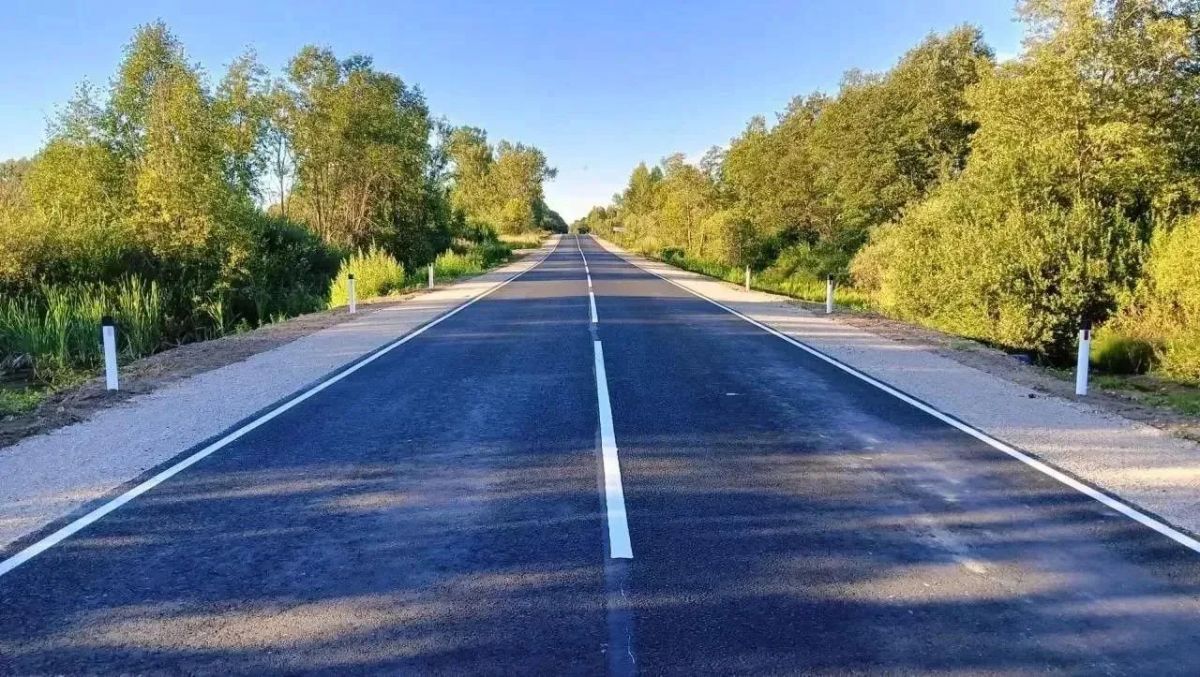 В Дновском округе завершён ремонт дороги Гривки – Новодети