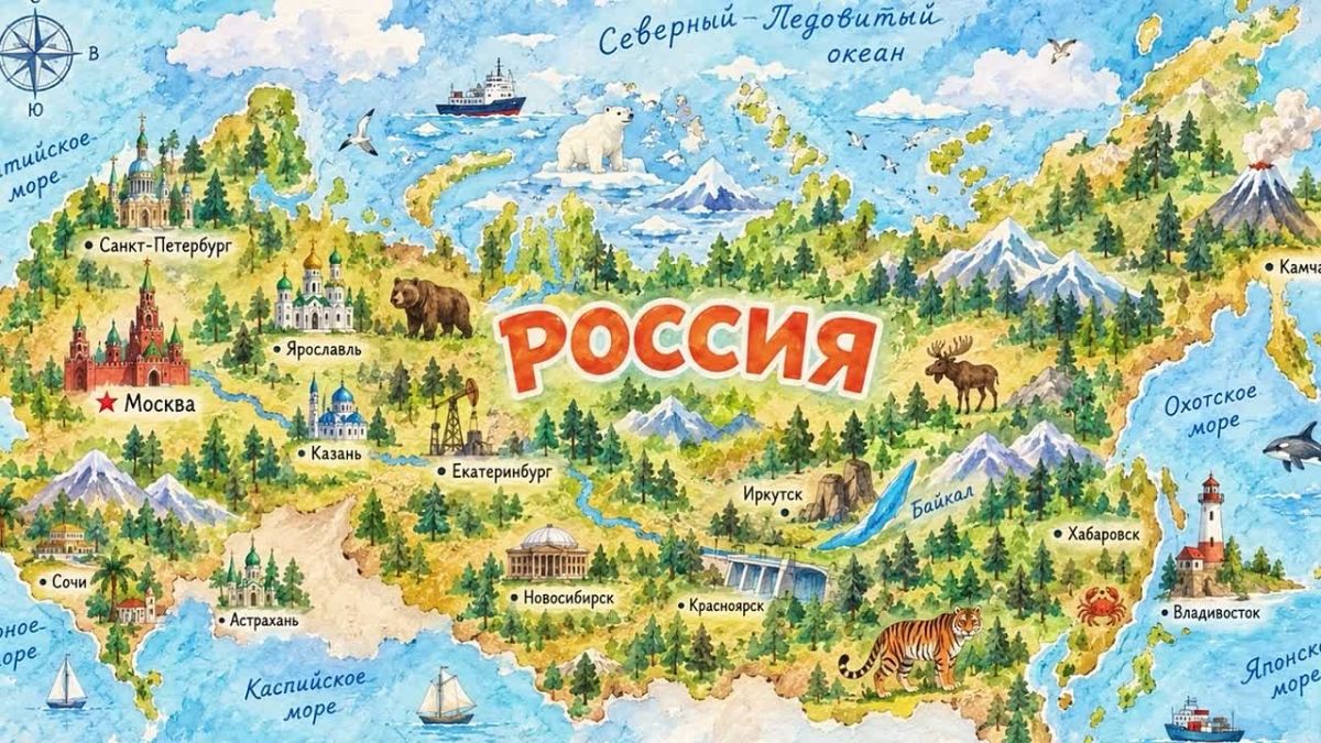 «Арбузы Астрахани, чак-чак из Казани и море Краснодара»: школьники Псковской области делают далёкие регионы близкими