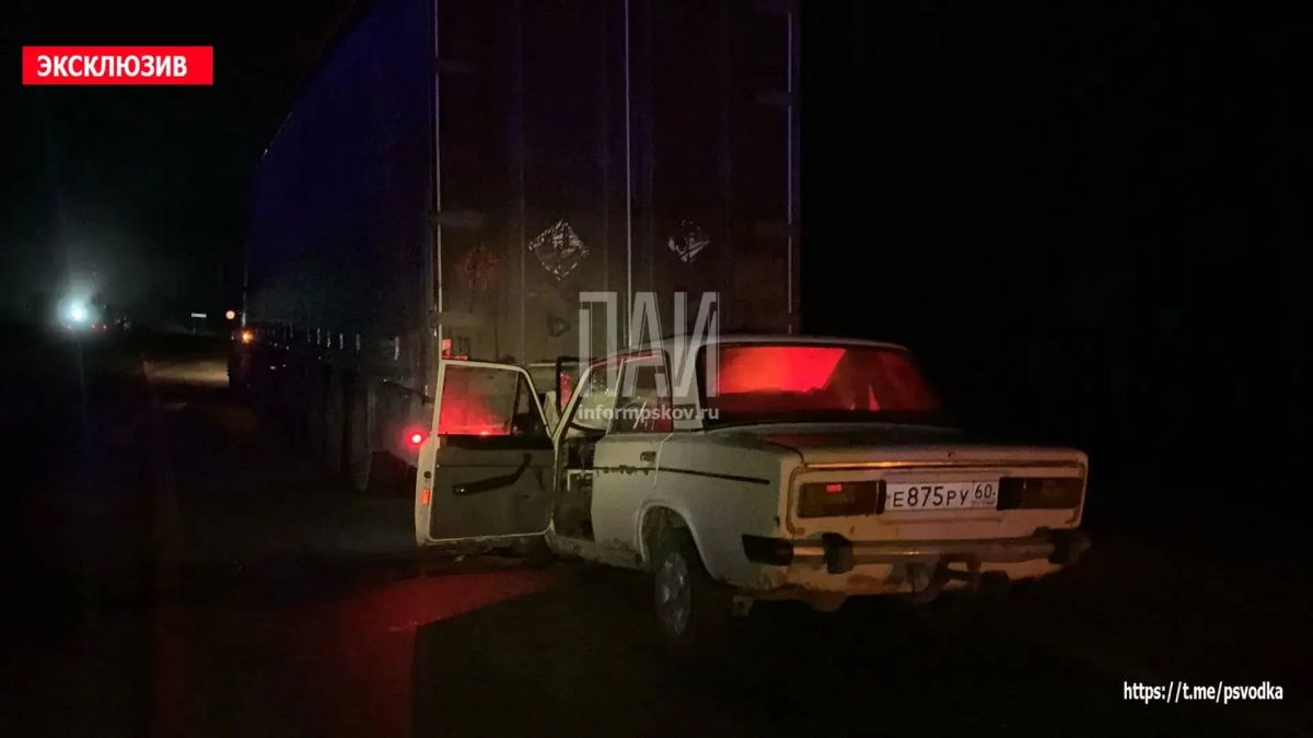 Ночное происшествие на Северном обходе в Пскове Ночное происшествие на Северном обходе в Пскове